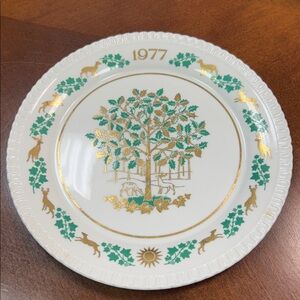 Vintage 1977 The Eighth Spode Christmas Carols Plate 8" Collector Series A4